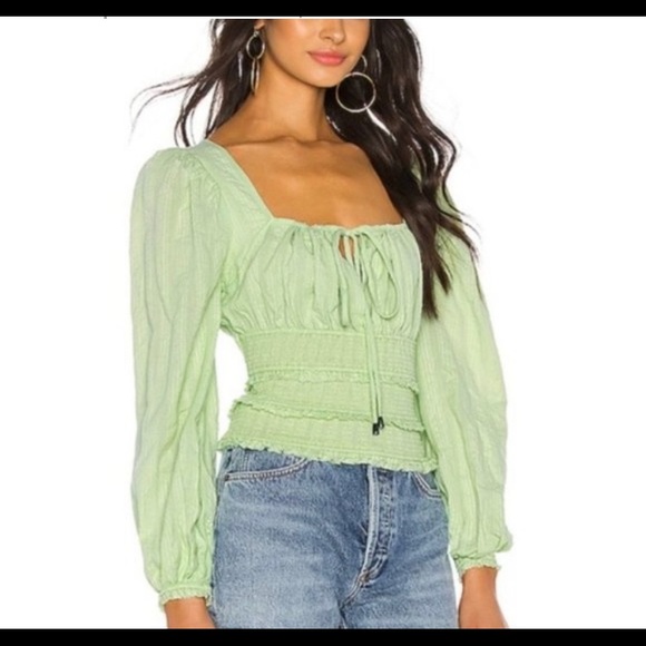 Free People Tops - Free people light green boho top